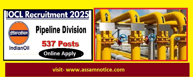 IOCL Pipelines Division Recruitment 2025