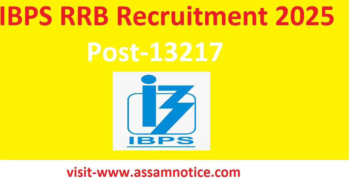 IBPS RRB Recruitment 2025 – Apply Online
