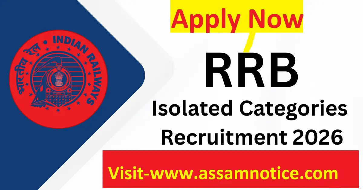 RRB Isolated Categories Recruitment 2026: Apply Online for 312 Posts, Eligibility, Salary, Selection Process & Exam Pattern