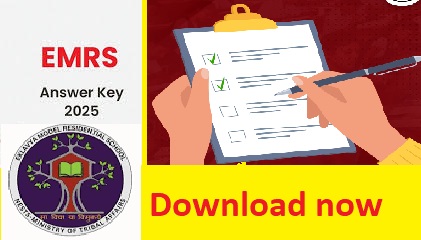 EMRS Answer Key 2025 Released: Download ESSE Teaching & Non-Teaching Answer Key PDF